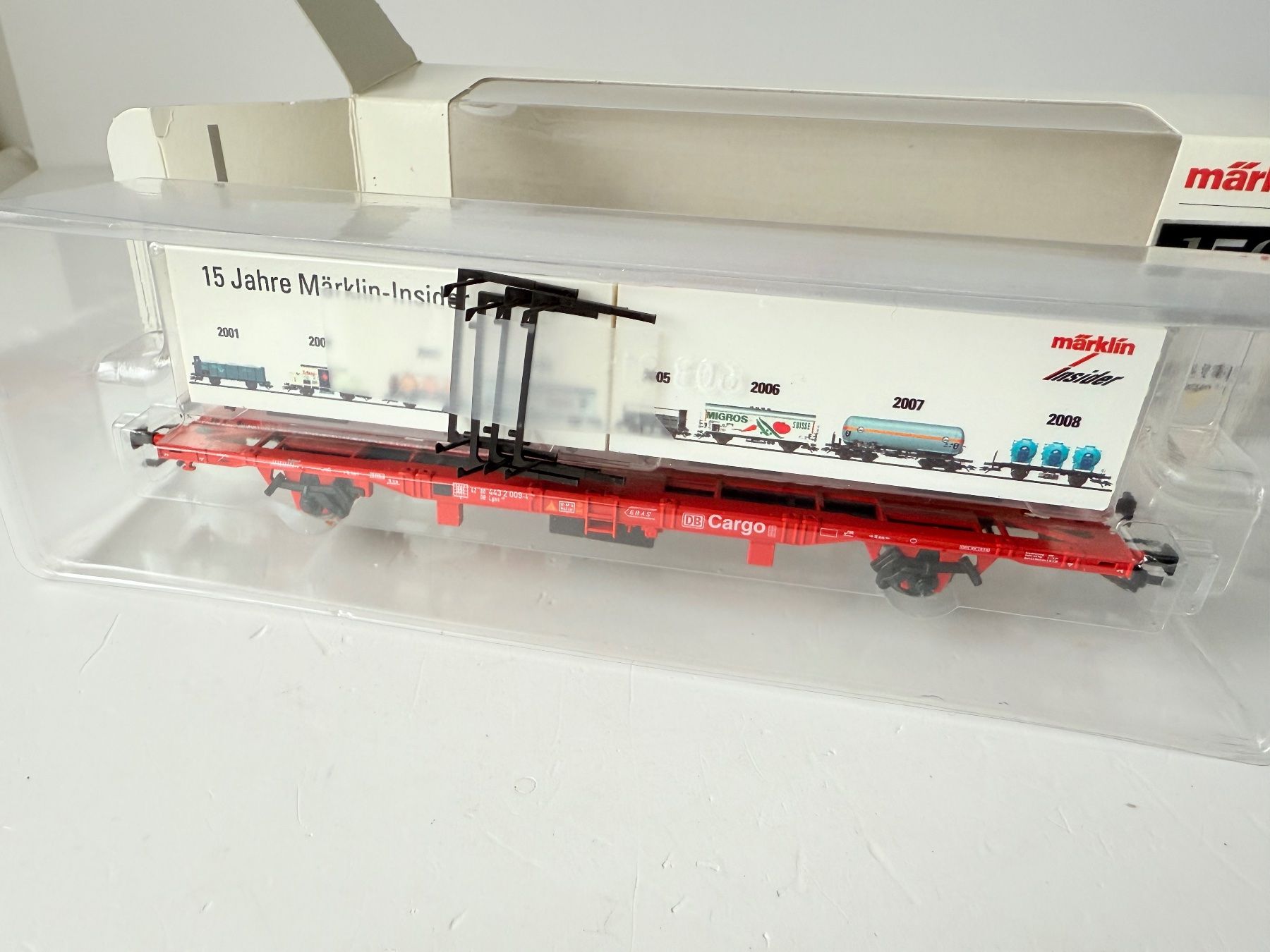 Modellini di ferrovie: Märklin HO- Containertragwagen – Usato da Zwingen venduto da moje1 1
