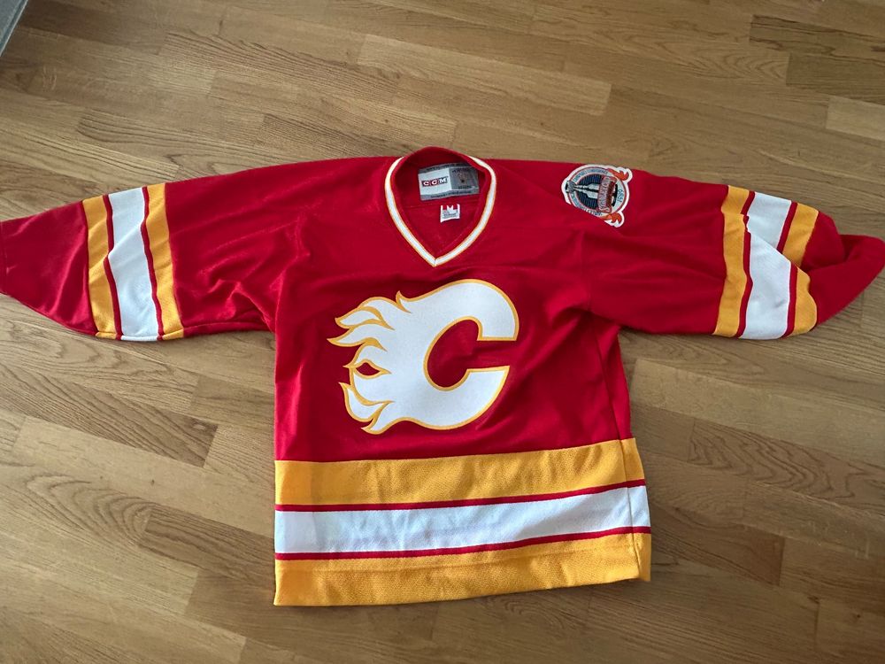 Inglasco Calgary Flaes Palet avec logo rétro officiel avec vitrine de