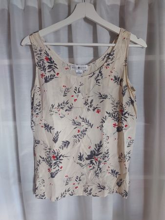 Top 100% soie vintage - Taille S/M