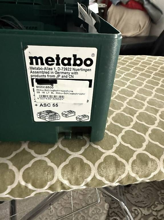 Metabo Trapani: Metabo Akkuschlagbohrmaschiene – Nuovo e nell'imballaggio originale da Bützberg venduto da Sony58 2