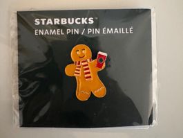 Starbucks Enamel Pin Lebkuchenmann neu in Verpackung