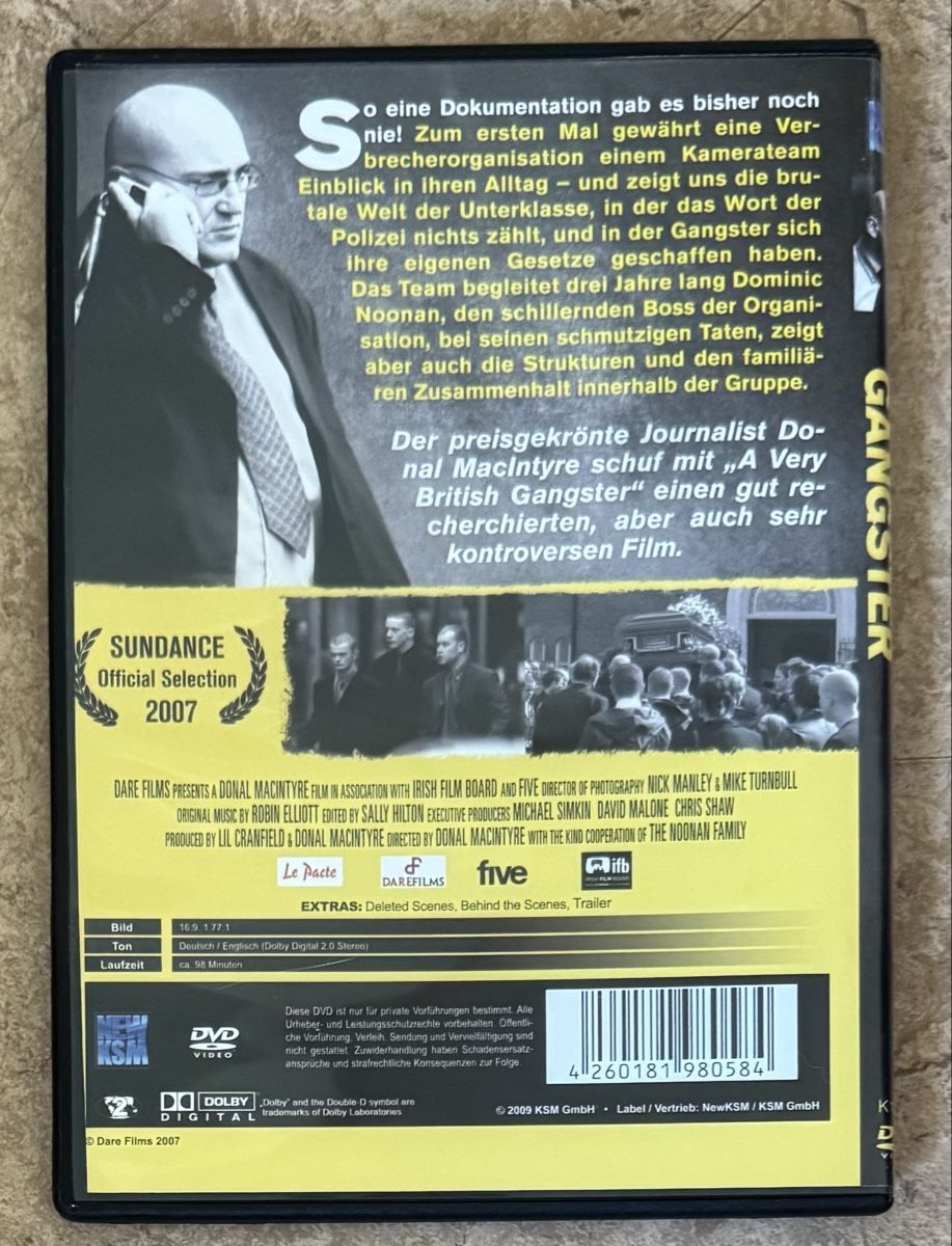 Tutti i DVDs: A VERY BRITISH GANGSTER – Nuovo (secondo la descrizione) da Dietikon venduto da AndreaSch01 1