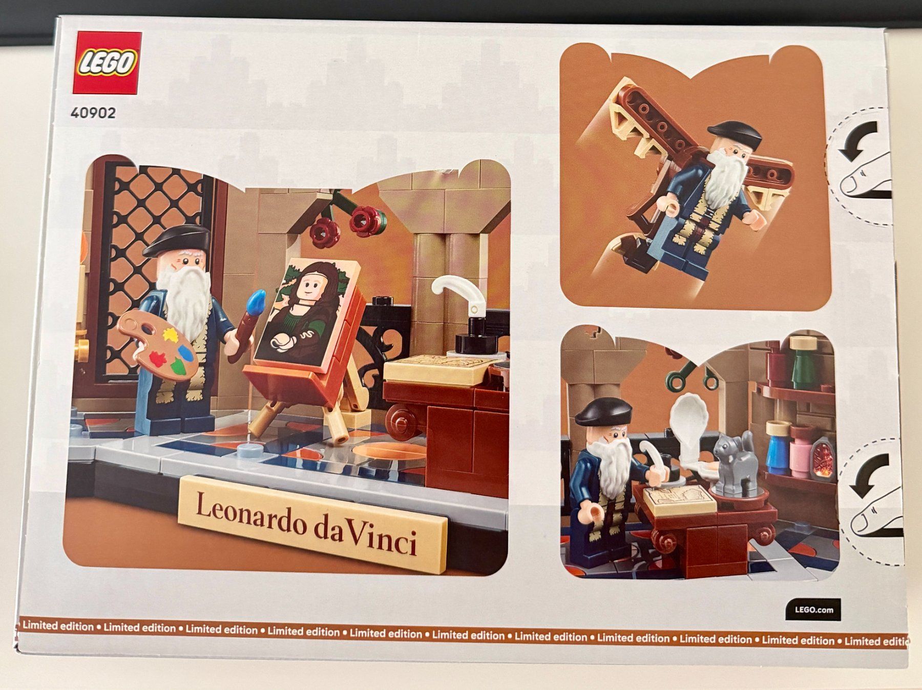 Lego Kit di costruzioni: Lego 40902 - Tribute to Leonardo da Vinci – Nuovo e nell'imballaggio originale da Höri venduto da PSMarinho 1