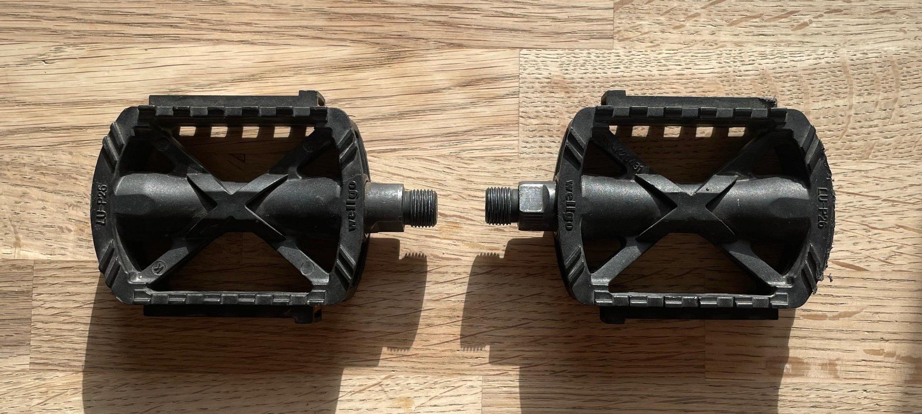Ersatzteile: Fahrradpedale Wellgo mit Reflektoren – Gebraucht aus Zürich von Heinrich520