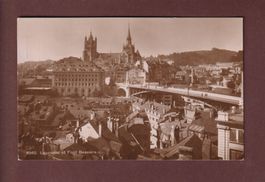 LAUSANNE - Pont Bessière et Cathédrale - 1927