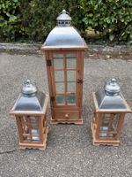 3er Set Laternen Landhaus
