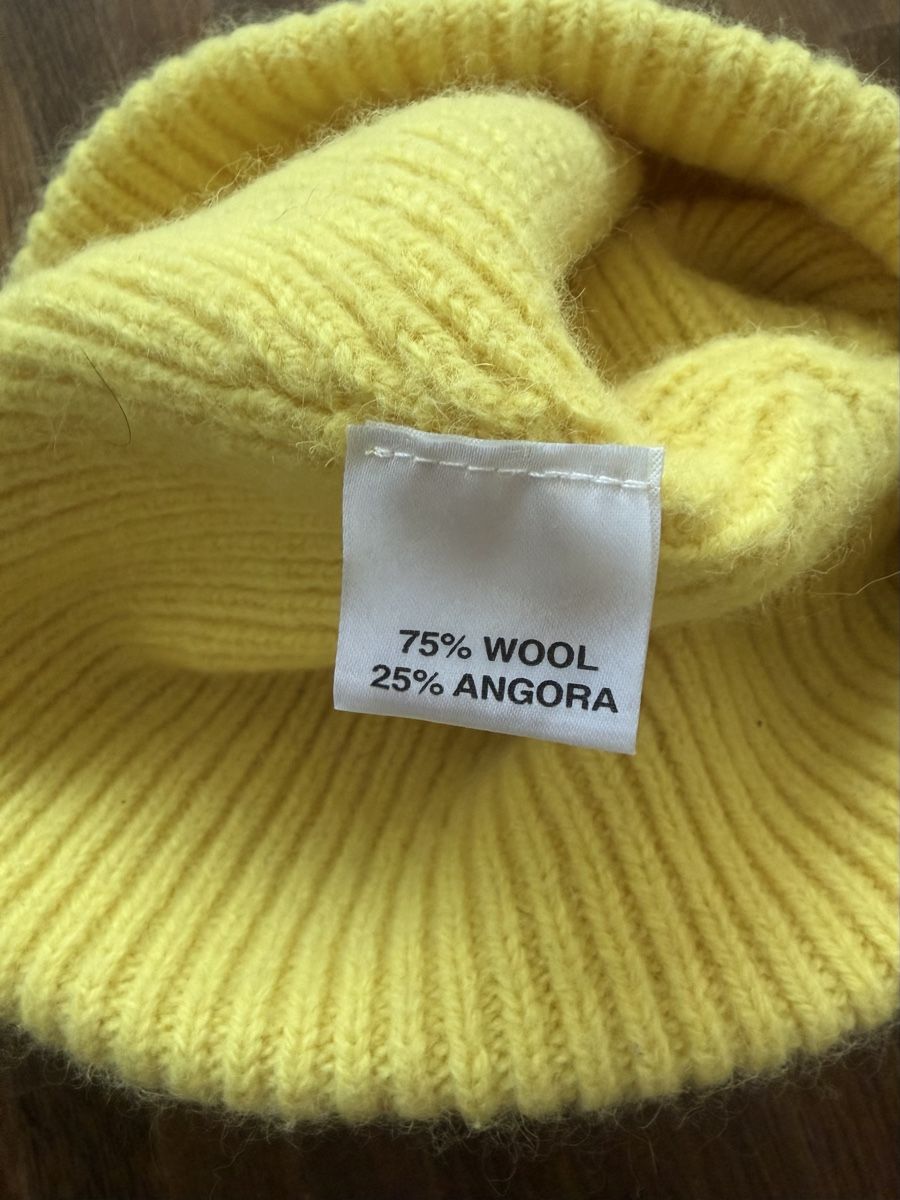 Hüte, Mützen & Caps: LE BONNET - yellow beanie / made in UK – Gebraucht aus Zürich von Anil_sag 2