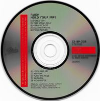 RUSH Hold Your Fire CD JAPAN 1ST PRESS 32・8P-228