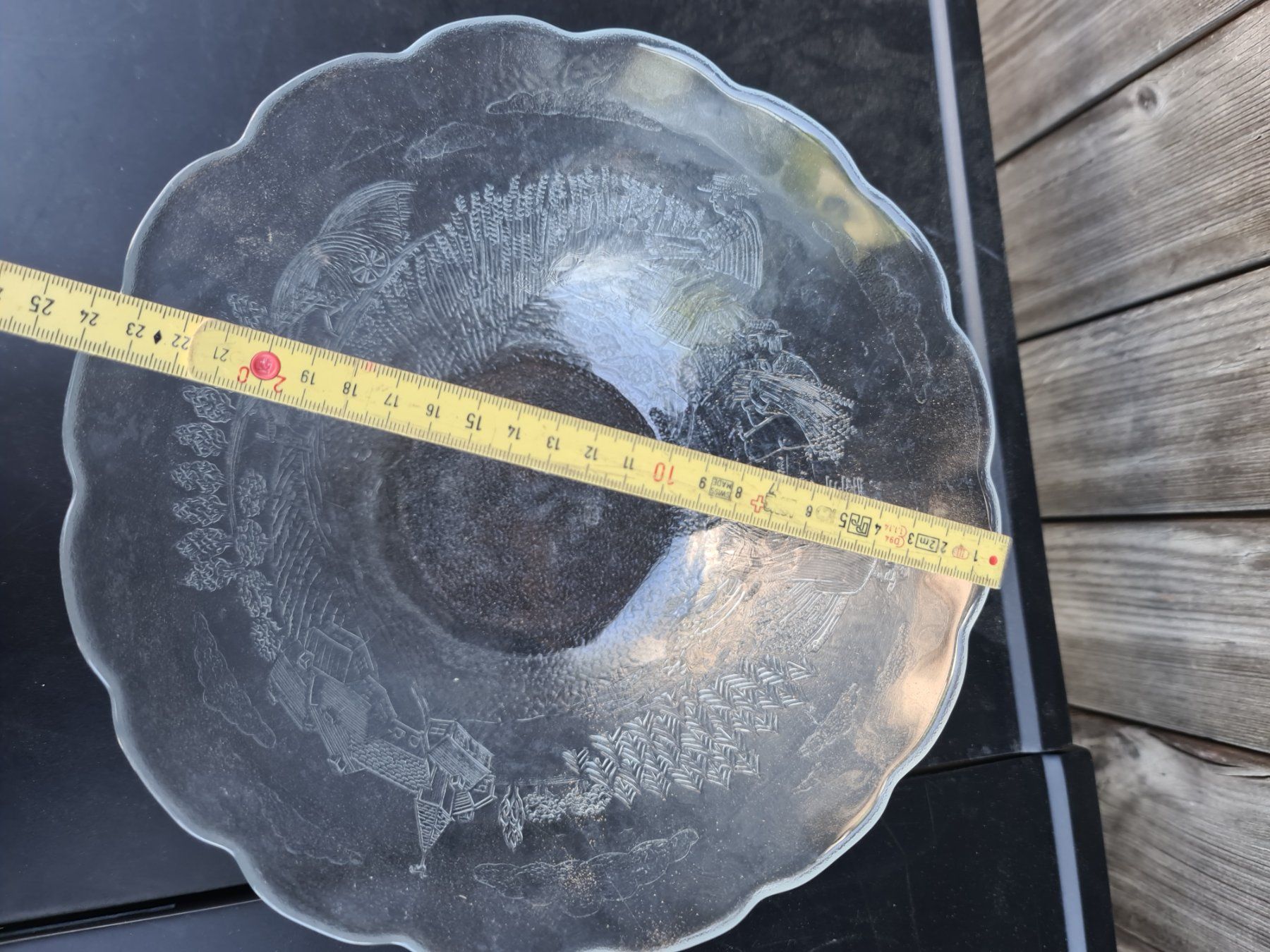 Ciotole: Glas Schale& Teller mit Motiv – Usato da Niederlenz venduto da DaveDasWahnsinn 5