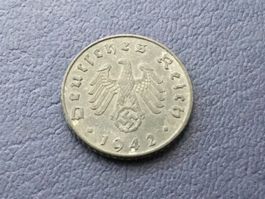 Drittes Reich 5 Reichspfennig 1942 A
