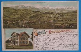 Gruss aus Oberhelfenswil 1901