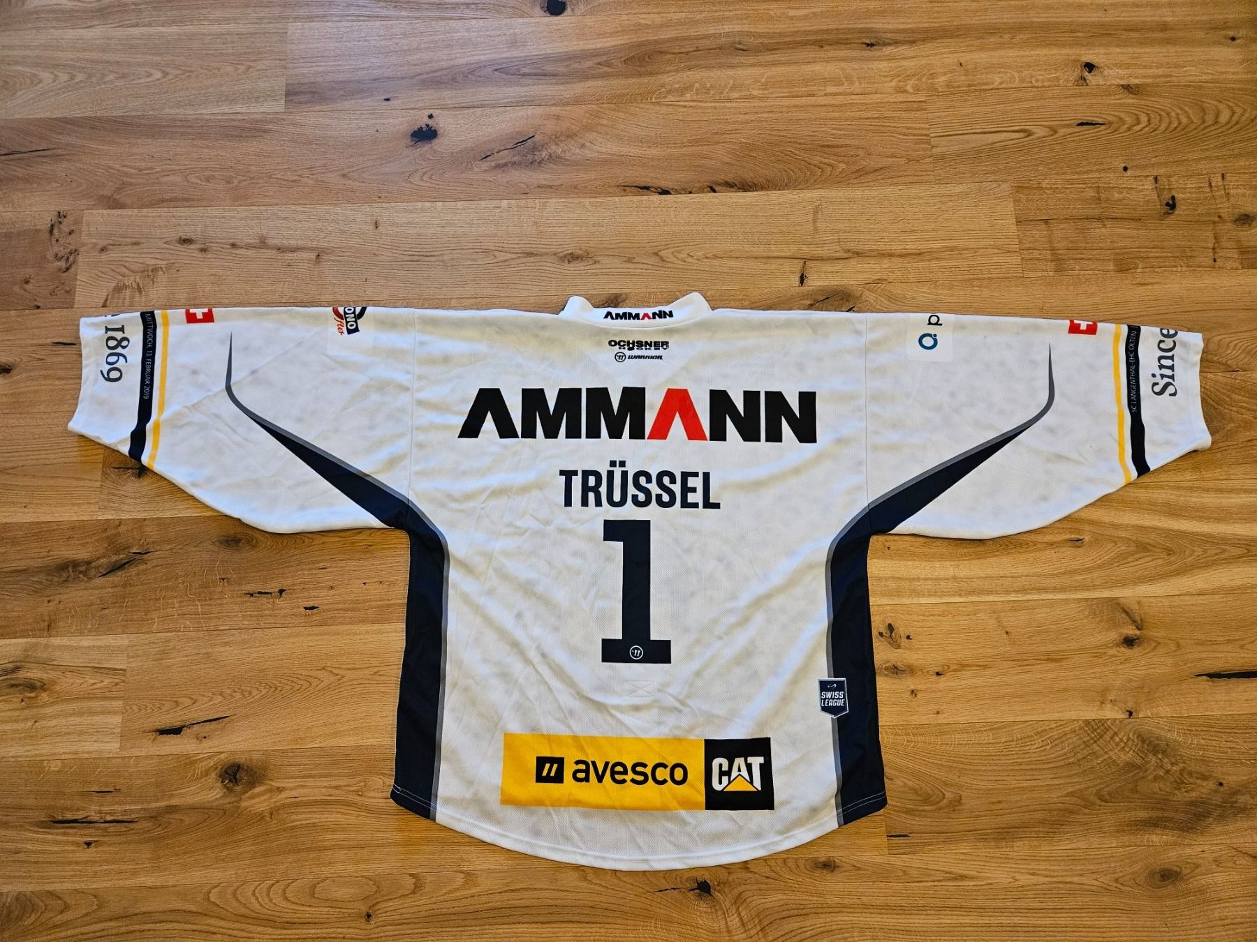 Canottiere & Pantaloni: SCL Trikot Trüssel Nr.1 Torhüter original – Usato da Koppigen venduto da aebik