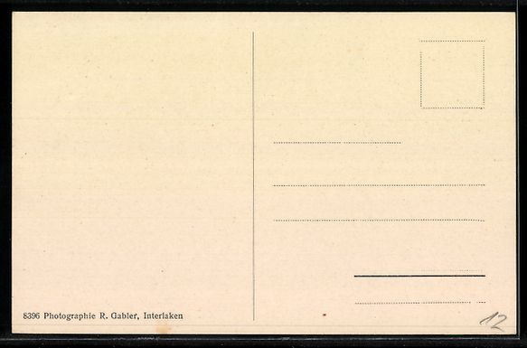 Ansichtskarten: Ringgenberg am Brienzersee, Teilansicht  – Gebraucht aus Berlin von bartko-reher 1