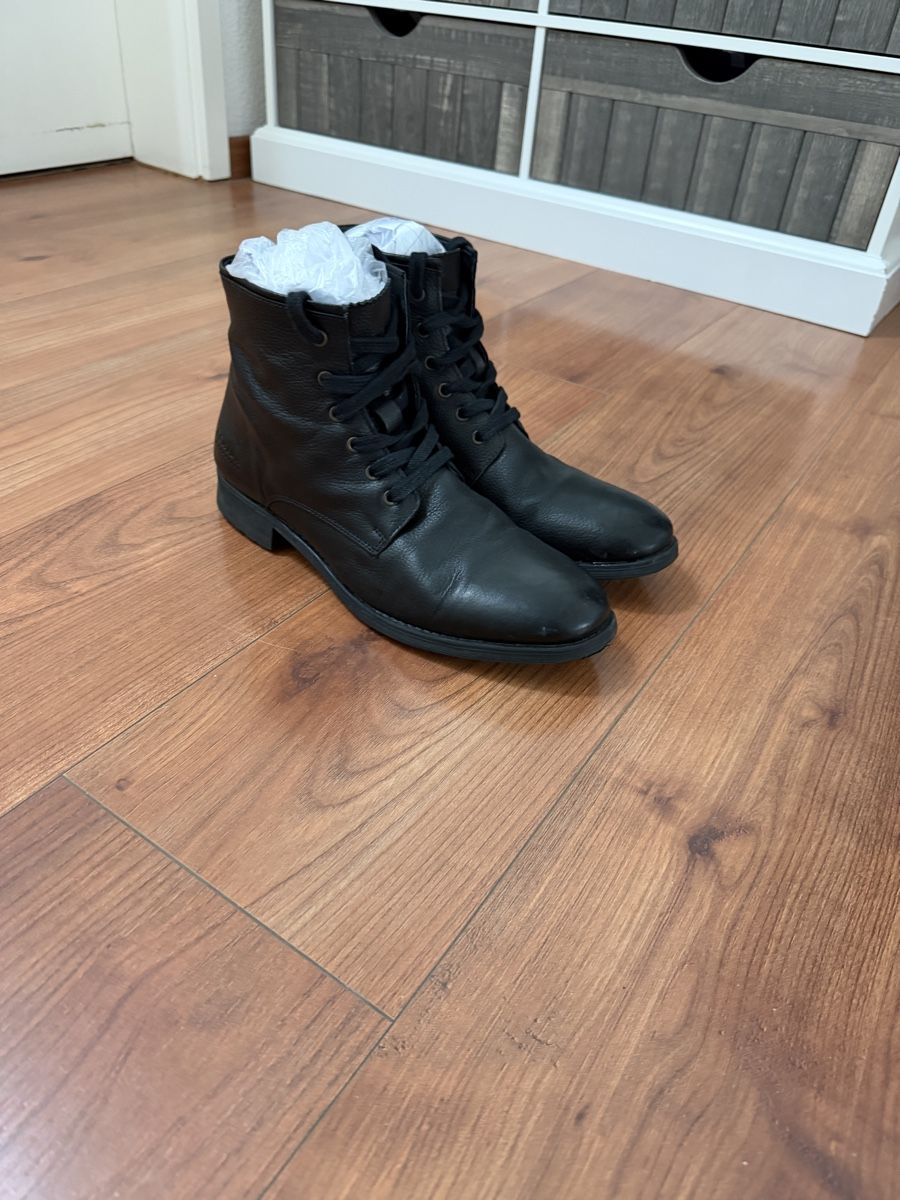 Jack & Jones Scarpe da uomo: Jack & Jones Leder Boots Herren EU42 Schwarz – Usato da Dänikon ZH venduto da RAFIMIKI 2