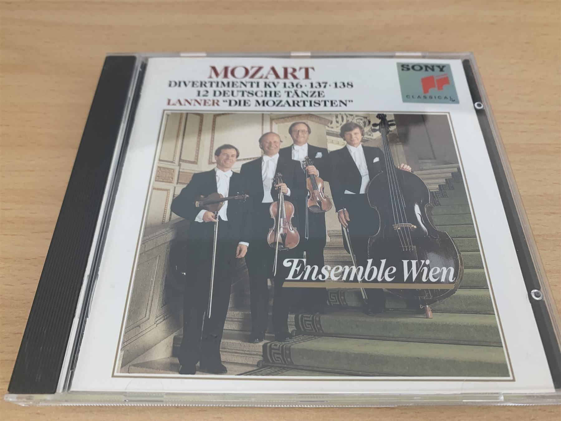 CD: Mozart - Ensemble Wien – Usato da Rikon im Tösstal venduto da Alpenmutz
