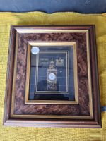 Big Ben London Bild mit Uhrwerk im Rahmen, Vintage!