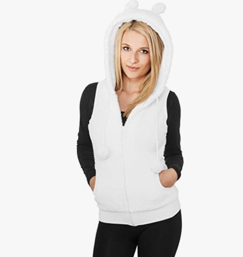 Gilet & Giacche senza maniche: Gilet Teddy weiss Urban Classics – Nuovo (secondo la descrizione) da Biel/Bienne venduto da M.D.C 5