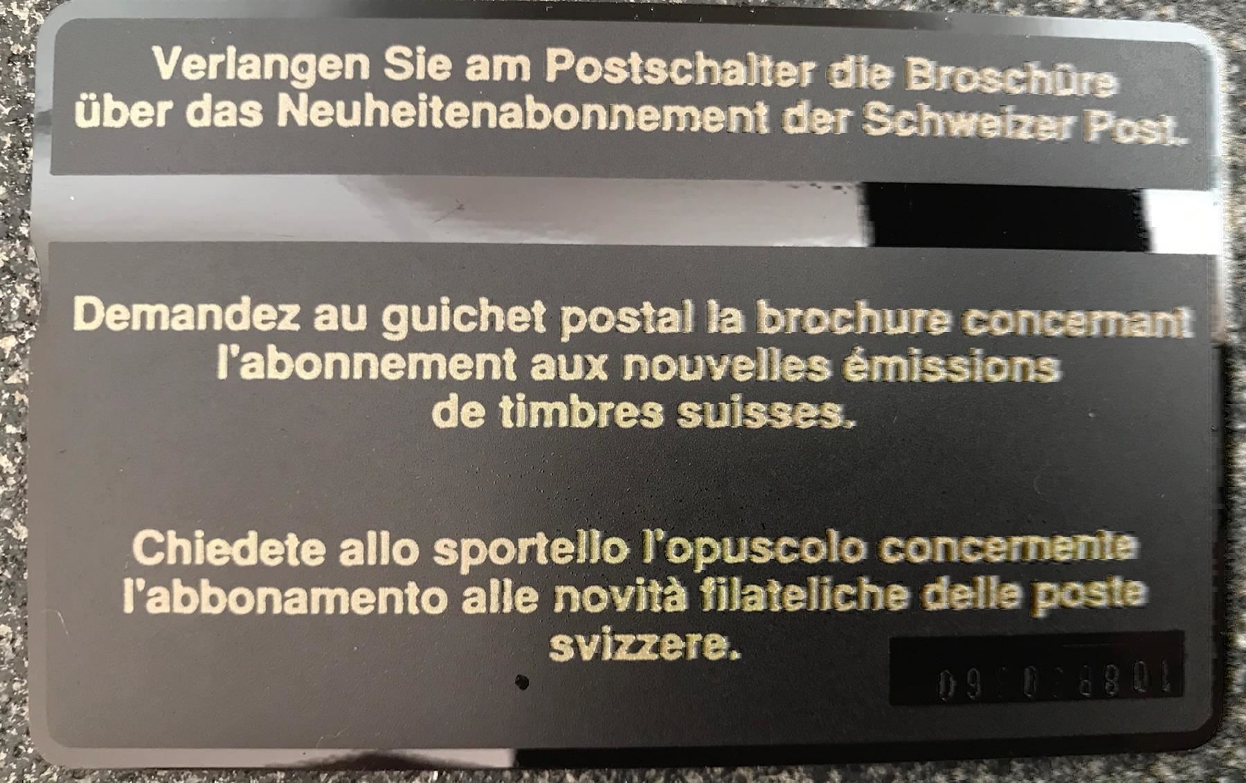 Tutti i francobolli: PTT Schweizer Briefmarken grün CHF 10.- – Nuovo e nell'imballaggio originale da Rotkreuz venduto da Parcore 2