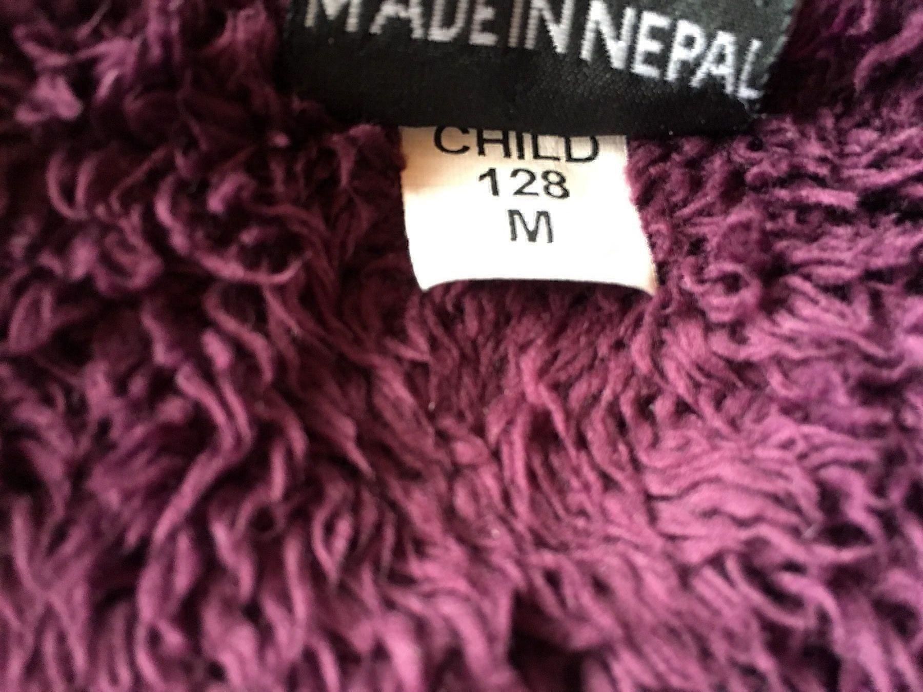 Altro abbigliamento per bambina: veste capuchon en teddy 128 violet – Usato da Orpund venduto da Mary8972 7
