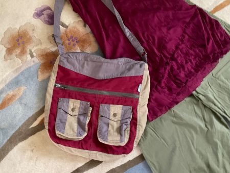 Super joli sac neuf en coton, très pratique, Lagenlook Nile