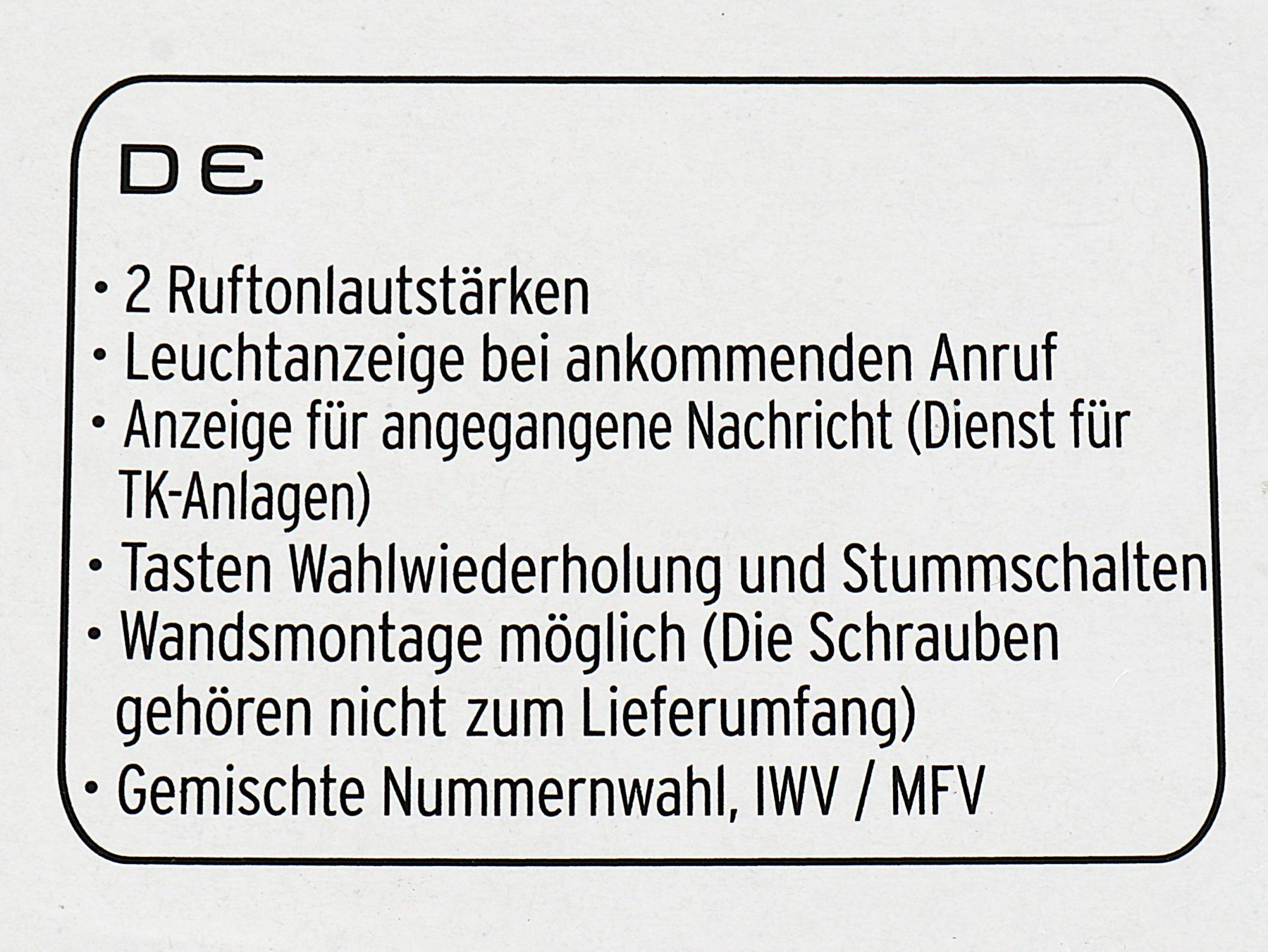 Alcatel Telefoni: ALCATEL Temporis 10, analoges Telefon – Nuovo (secondo la descrizione) da Steinen venduto da Restwert_Steinen 8