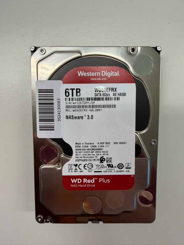 Western Digital Dischi rigidi: WD Red Plus 6TB – Usato da Pratteln venduto da HMW-Solutions