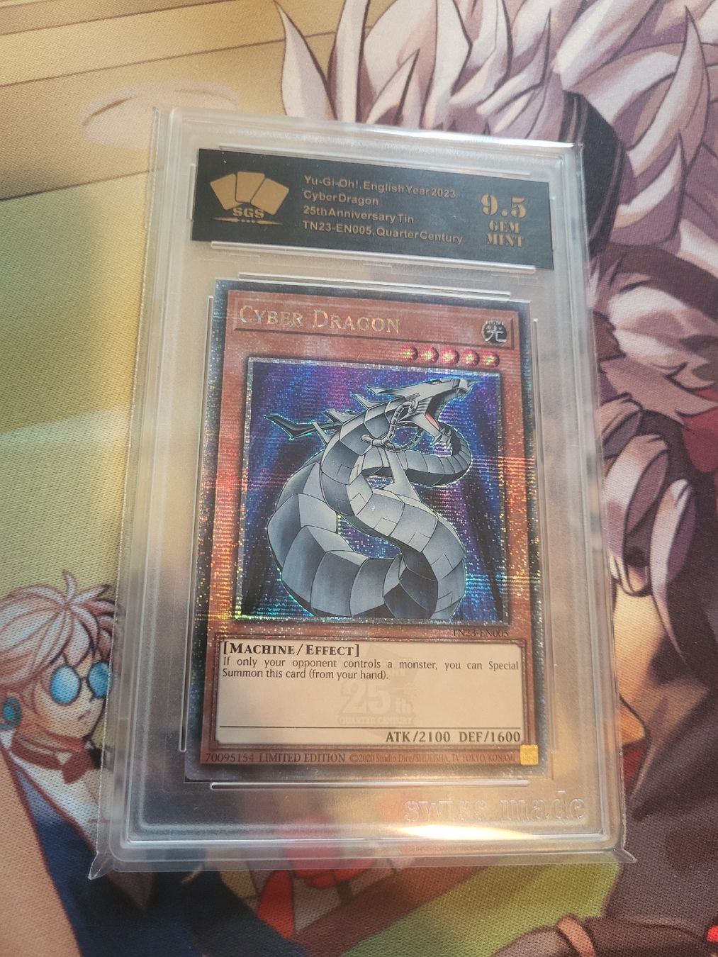 Yugioh Carte collezionabili: Cyber Dragon SGS 9.5 – Nuovo (secondo la descrizione) da Biel venduto da 1234n.w.1234