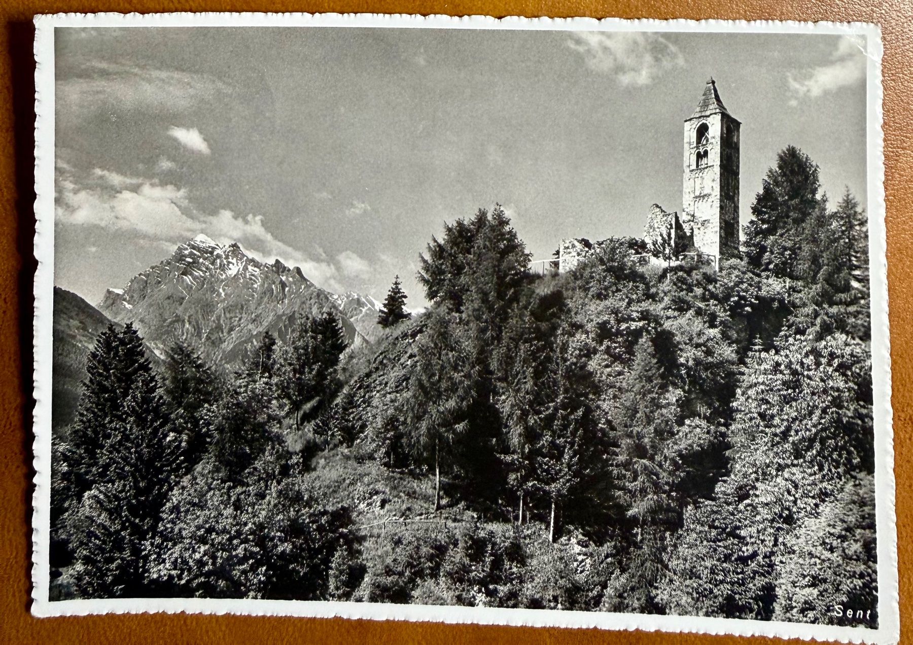 Ansichtskarten: SENT (Unter - Engadin) 1943 – Gebraucht aus Lutry von Ediego