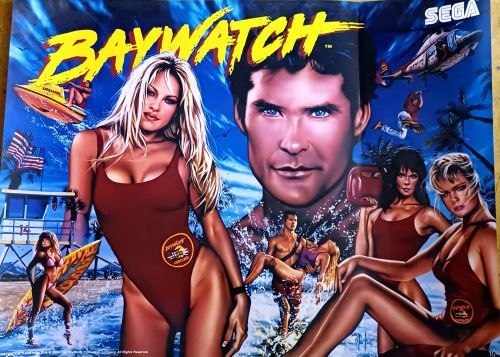 Flipper: Baywatch Translite – Nuovo (secondo la descrizione) da Schalunen venduto da schwabspielautomaten