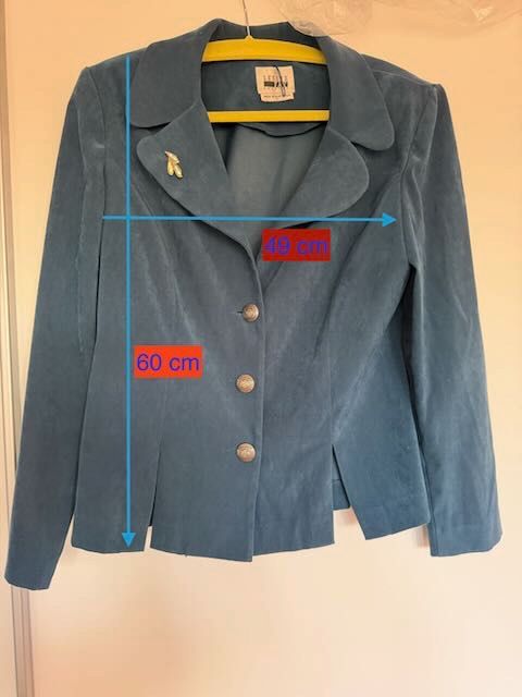 Giacche: Damenblazer petrolfarben Gr. M mit passender Brosche – Usato da Winterthur venduto da ing_pd8f 7