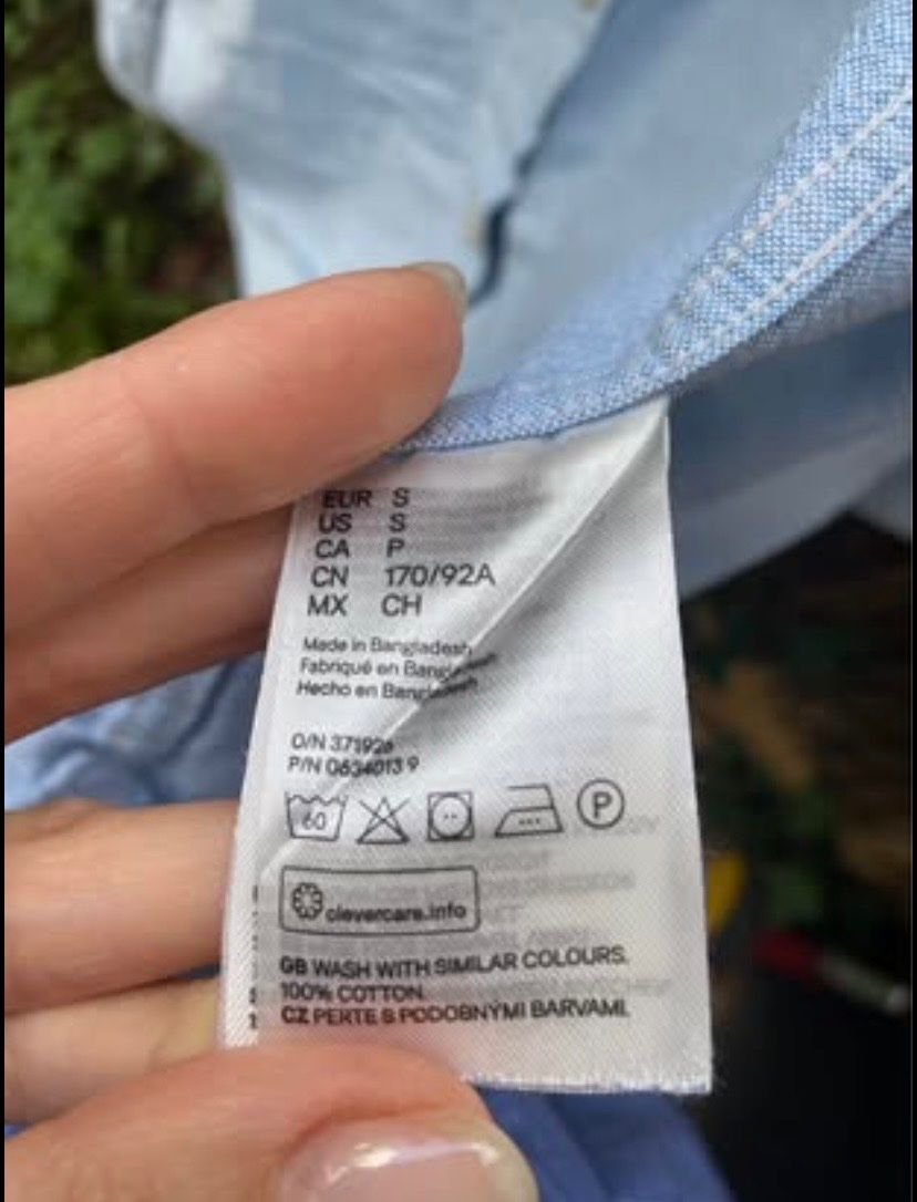 Camicie: Chemise 100% coton - Taille S – Nuovo (secondo la descrizione) da Genève venduto da muj_2zmc 1