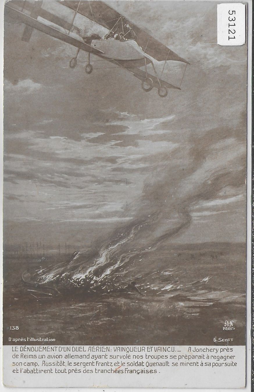 Cartoline postali: 1. Weltkrieg - Kampf-Flieger – Usato da Ettingen venduto da Kartenplanet