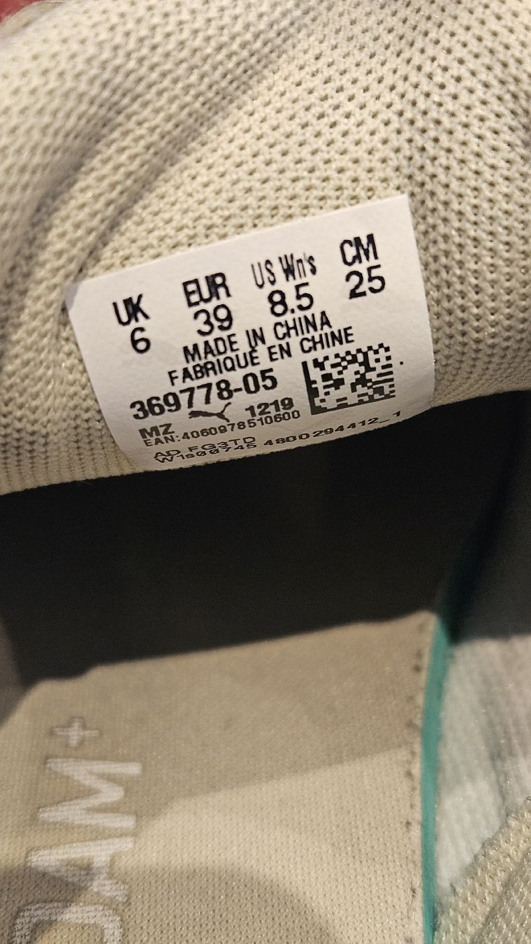 Puma Damenschuhe: Cremefarbene Sneaker Puma Gr.39 – Gebraucht aus Hettlingen von Leaena279 6