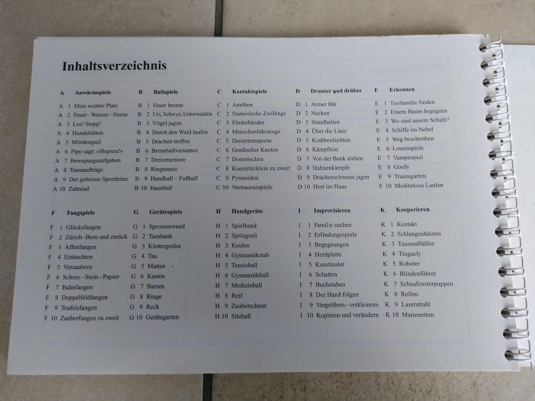 Bücher: 10X10 BEWEGUNGSSPIELE/ KARL ERNST – Gebraucht aus Brugg AG von olamim 1