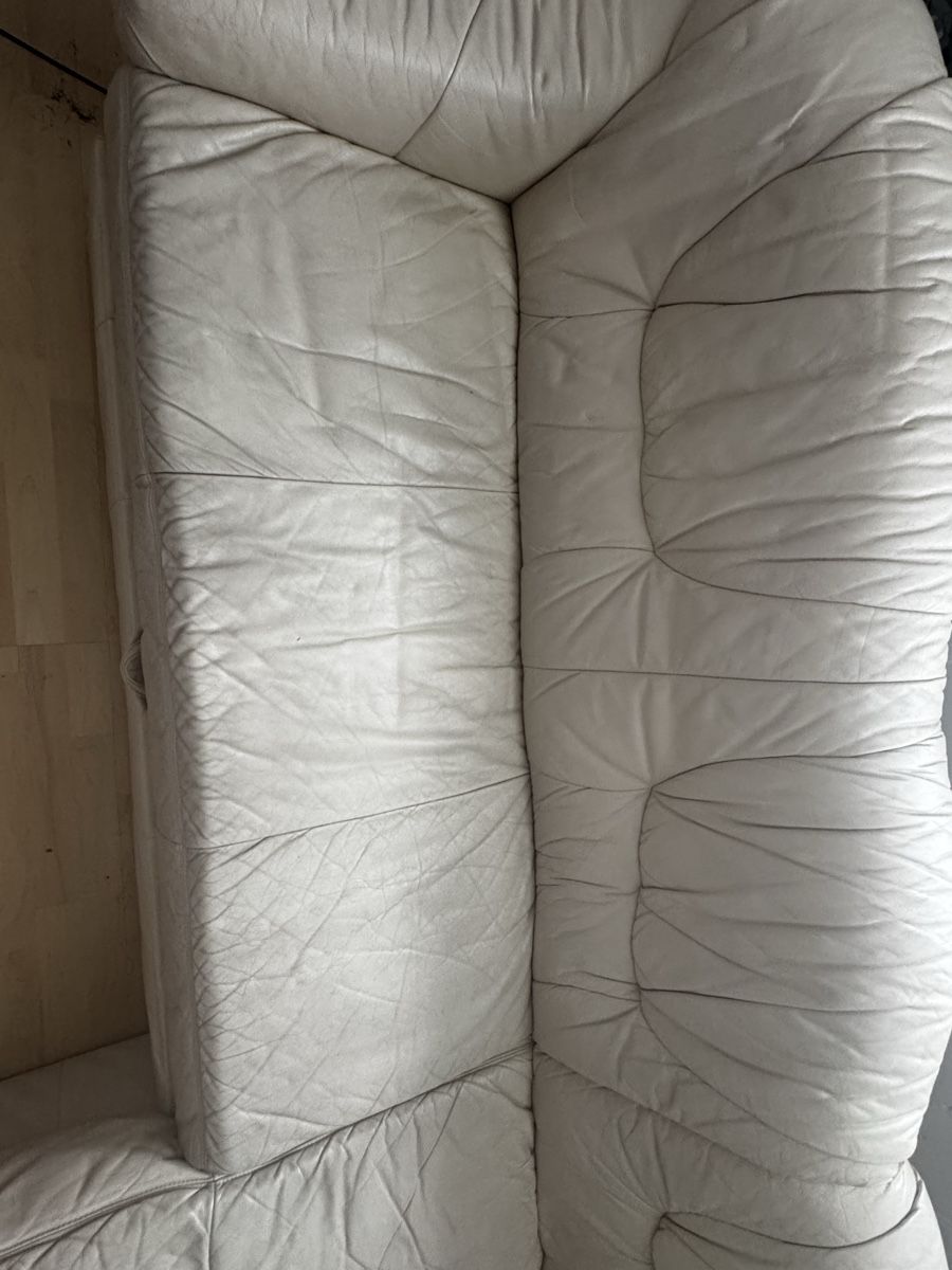 Divani: Cream Leather Corner Sofa with Storage - Bargain! – Usato da Bülach venduto da Hrica21 4