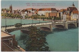 BASEL Mittlere Rheinbrücke - Tram