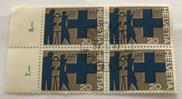 4 er Block Nr.586 mit Vollstempel Bern
