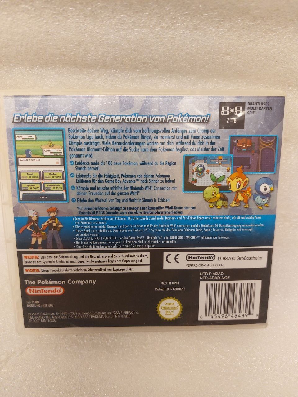Nintendo Giochi: Pokémon Diamant-Edition - Nintendo DS Deutsch – Usato da Pambio Noranco venduto da Pol69 2