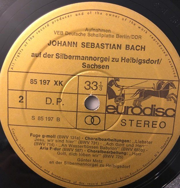 Dischi in vinile: Bach auf Silbermann-Orgeln (2 LPs) – Usato da Grüningen venduto da azulamarillo_vinyl 4