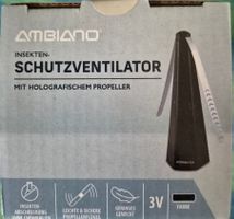 Ambiano Insekten-Schutzventilator mit Propeller schwarz OVP