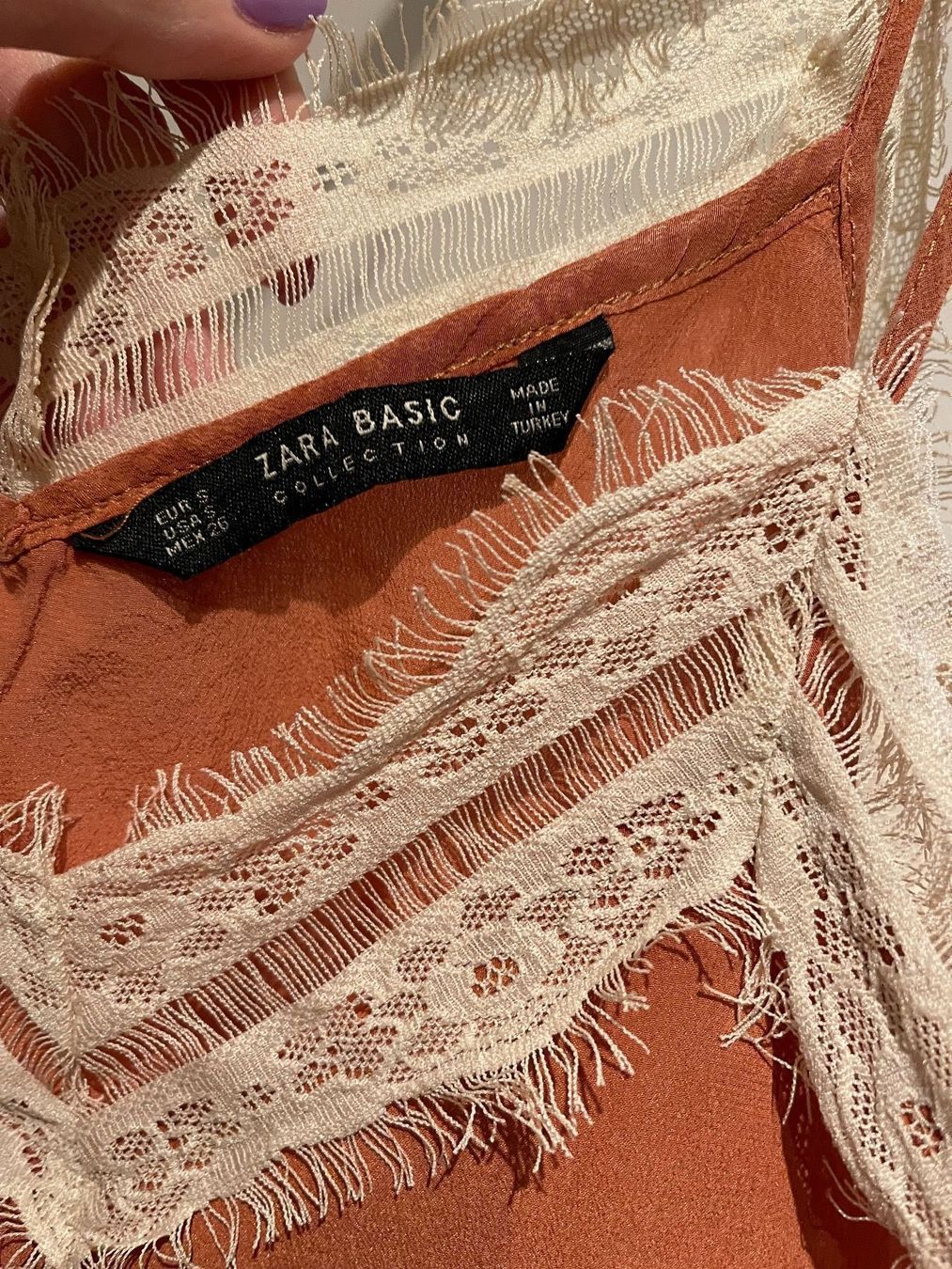 Zara Top: Zara seiden Top bluse S – Usato da Ottenbach venduto da Suni_82 1