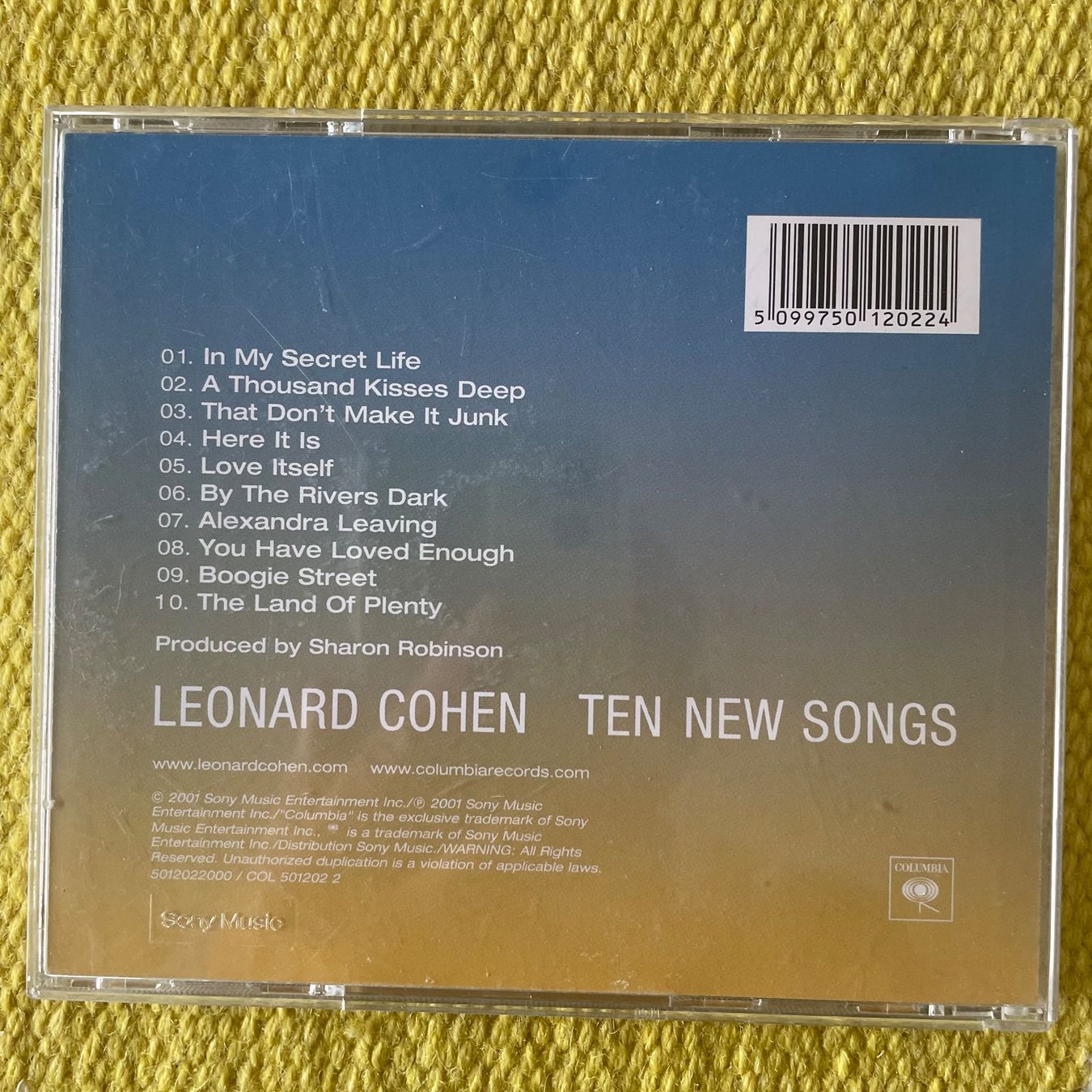 CD: LEONARD COHEN-TEN NEW SONGS – Usato da Rorschacherberg venduto da CD-Roli 1