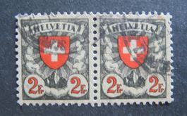Wappenmuster 1933 166z Paar gestempelt