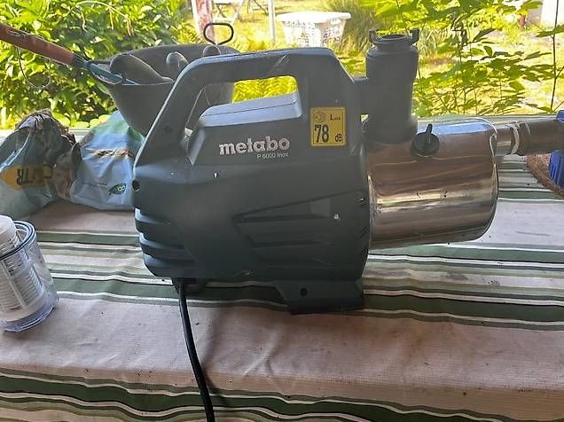 Metabo Pumpen & Teile: Metabo P 6000 Inox Gartenpumpe mit Vorfilter – Gebraucht aus Hurden von Kacsa 1