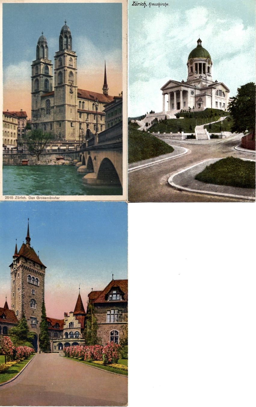 Cartoline postali: AK Zürich coloriert – Usato da Brunnadern venduto da eichmann.anton 8