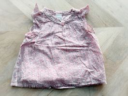 Blusenshirt Rosa geblümt, Gr. 92, NEUWERTIG!