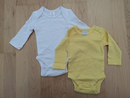 Baby Body Set Smile weiss gelb Grösse 50/56 neu