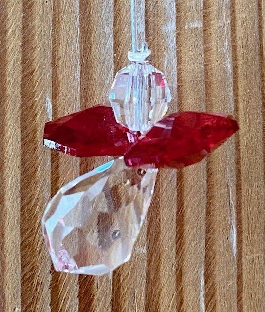 Swarovski Statuette: Swarovski Schutzengel Rubin / klein – Nuovo (secondo la descrizione) da Volketswil venduto da rubin74