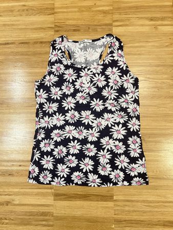 Blue floral top