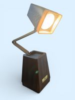 Lampe de bureau vintage, style industriel,